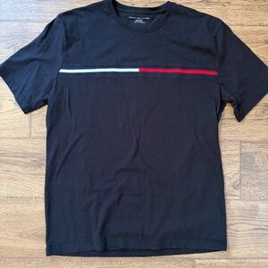Vintage Tommy Hilfiger Embroidered T-shirt Black 2XL EUC
